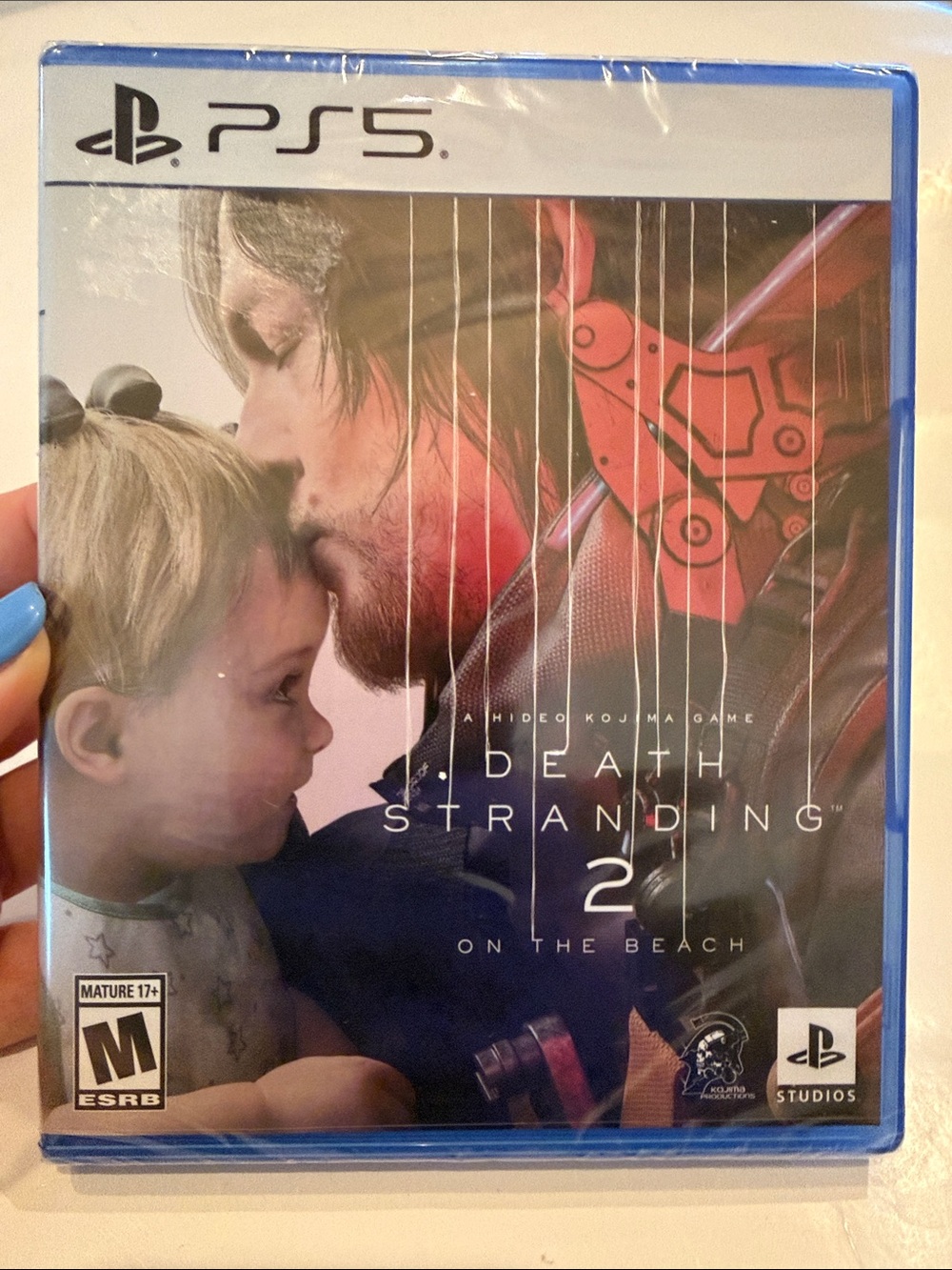 NWT Sony PS5 Death Stranding 2 — Blue Case Artwork Mature 17+ Untested